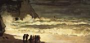 Rough Sea at Etretat, Claude Monet